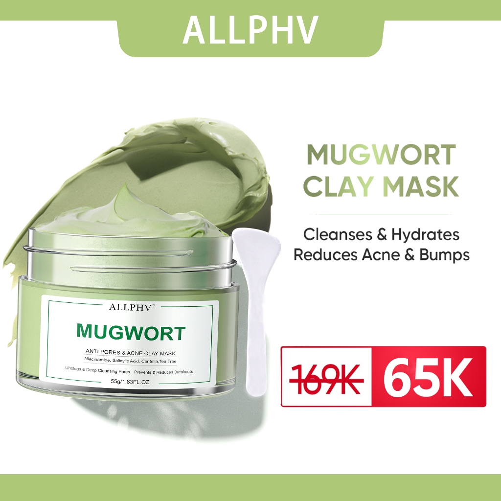 Jual Allphv Mugwort Skintific Clay Mask Anti Acne And Komedo And Pores