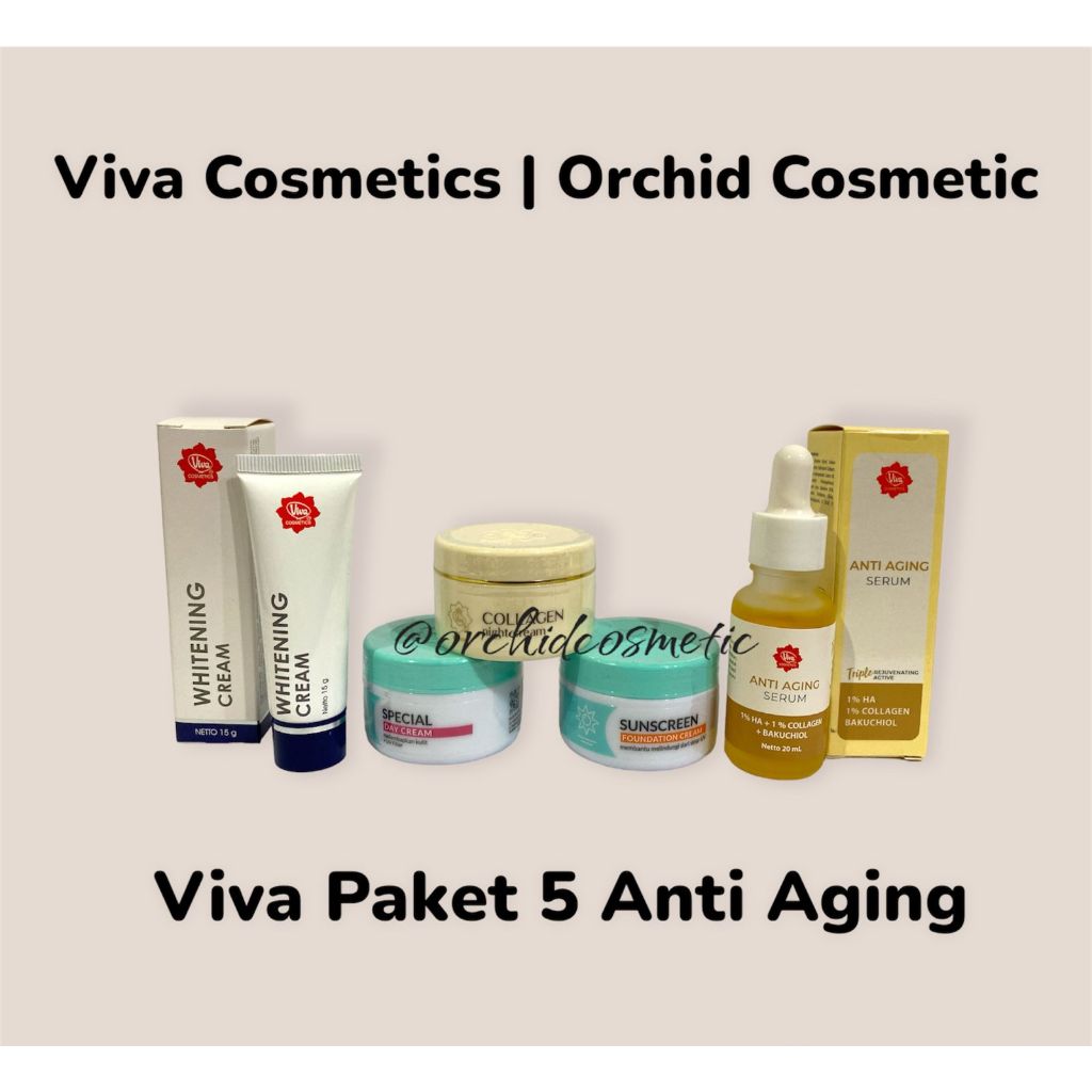 Jual VIVA Paket Skincare / Viva Paket Hemat Perawatan Wajah Glowing ...