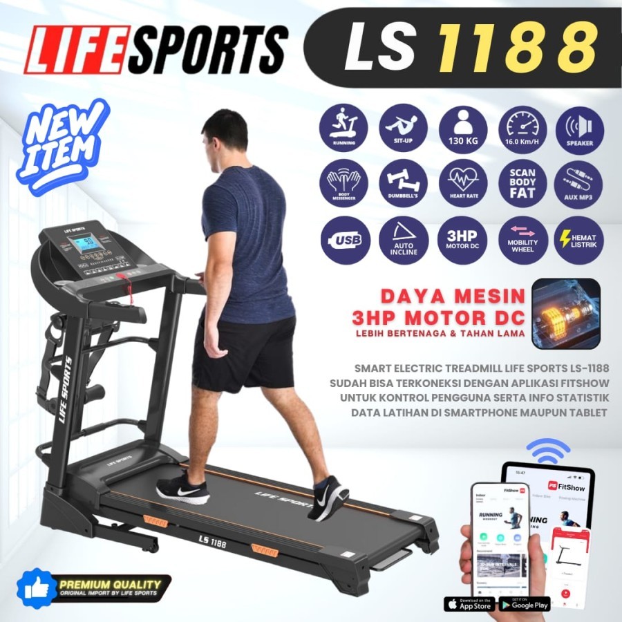Jual life fitness treadmill Harga Terbaik Termurah November 2025
