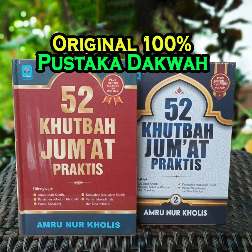 Jual 52 Khutbah Jum'at Praktis 1 Set 2 Jilid Paket 2 Buku 52 Khutbah ...