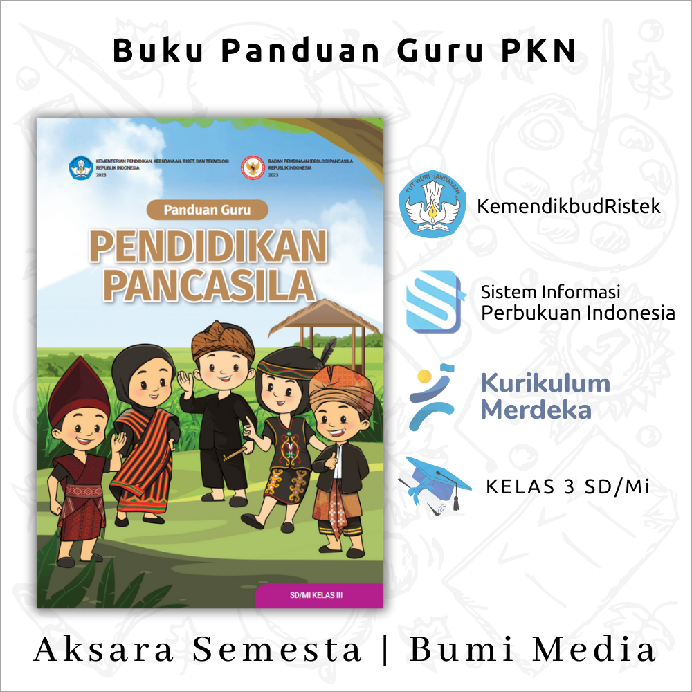 Jual Buku Guru PENDIDIKAN PANCASILA KELAS 3 SD MI KURIKULUM MERDEKA ...