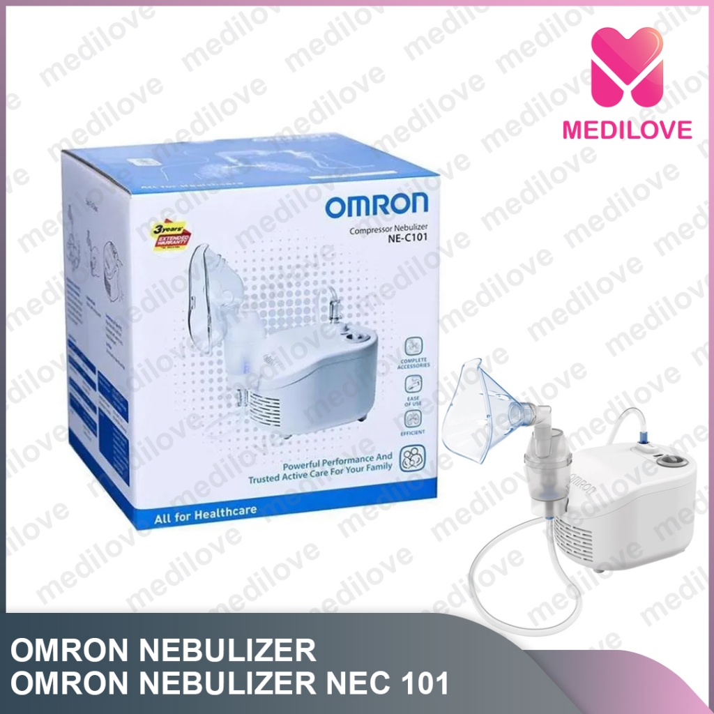 Jual Omron NE-C101 Compressor Nebulizer Alat Uap Terapi Pernafasan Asma ...