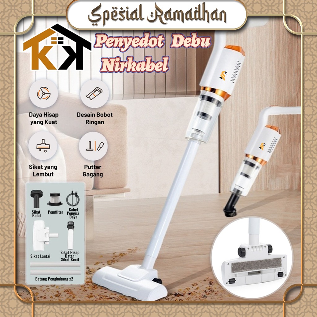 Jual Kk Penyedot Debu Vacuum Wireless Kebisingan Rendah Cordless