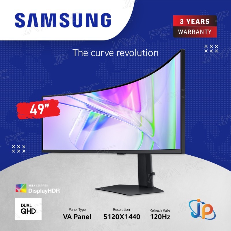 Jual Monitor Samsung LED ViewFinity S9 S49C950 - Curved DQHD 49