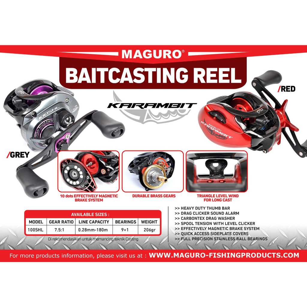 Jual Kastking Speed Demon Elite Reel Pancing Baitcasting, Kanan