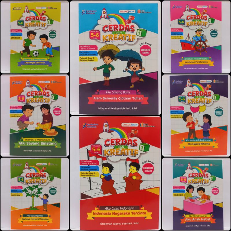 Jual Buku TK/PAUD Kurikulum Merdeka - Cerdas & Kreatif Untuk Usia 5-6 ...