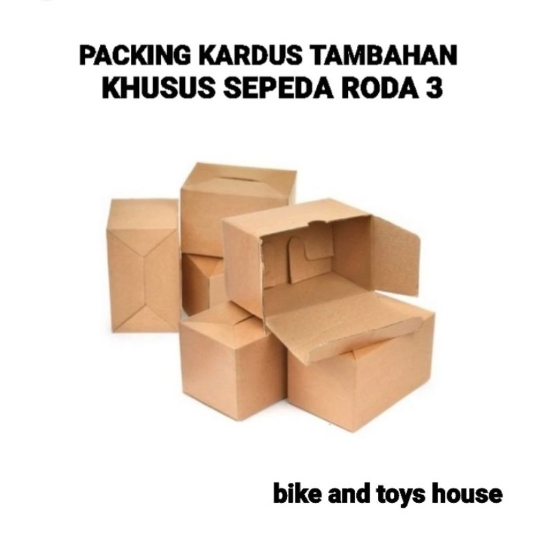 Jual Packing Kardus Khusus Sepeda Roda 3 / BUBBLE Khusus Baby Walker ...