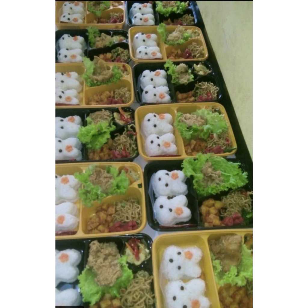 Jual Nasi hokben / nasi karakter / nasi untuk ulang tahun anak | Shopee ...