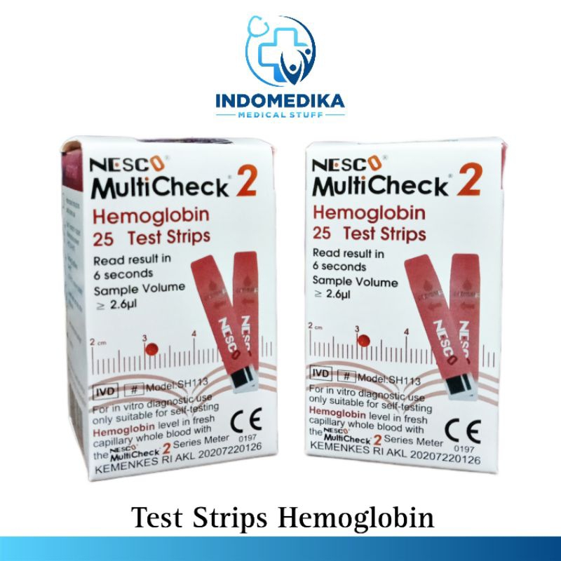 Jual Nesco Hemoglobin Strip Nesco Multicheck 2 Hemoglobin Nesco Hb