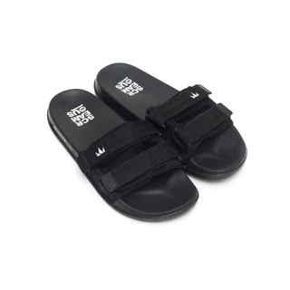 Screamous Slippers Sandals TERRY BLACK