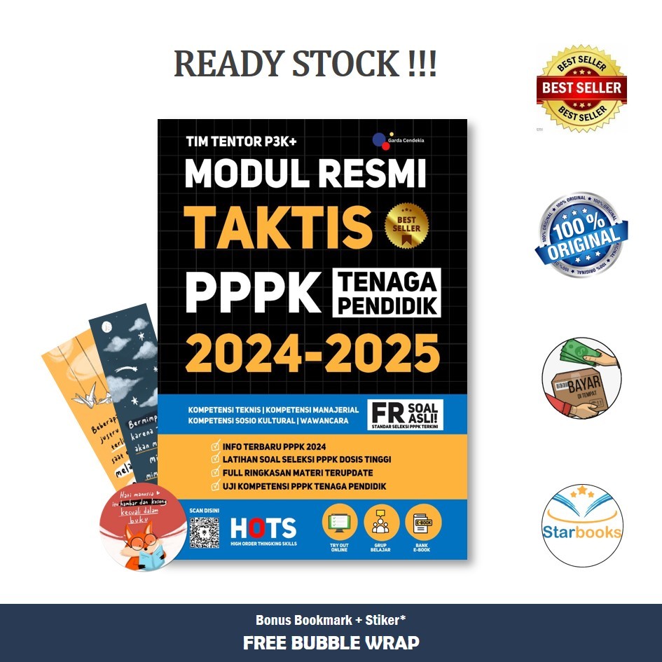 Jual Buku Modul Resmi Taktis PPPK Tenaga Pendidik 2024-2025 - Garda ...