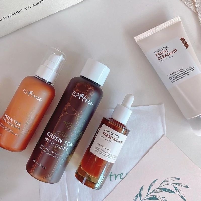 Jual Isntree Green Tea Series ( Isntree Green Tea Fresh Cleanser, Toner