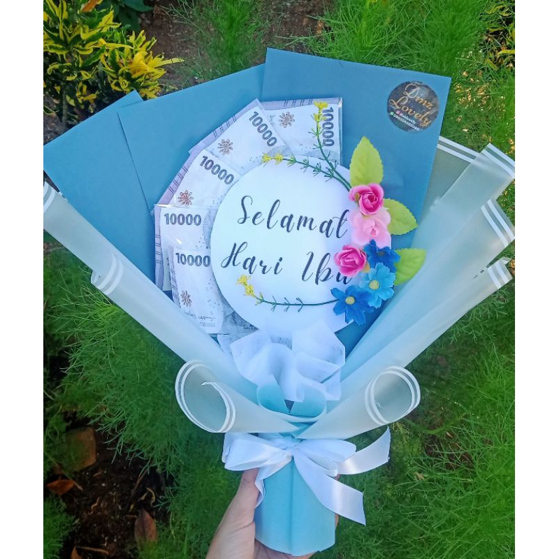 Jual buket uang custom 5 lembar | Shopee Indonesia