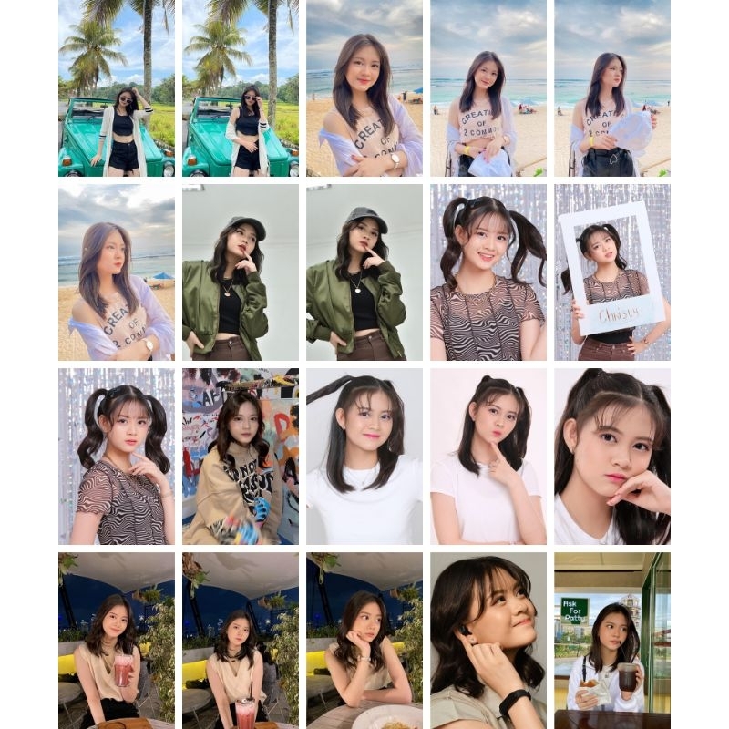 Jual Photocard jkt48 100 pcs ANGELINA CHRISTY (CHRISTY) BONUS INER ...