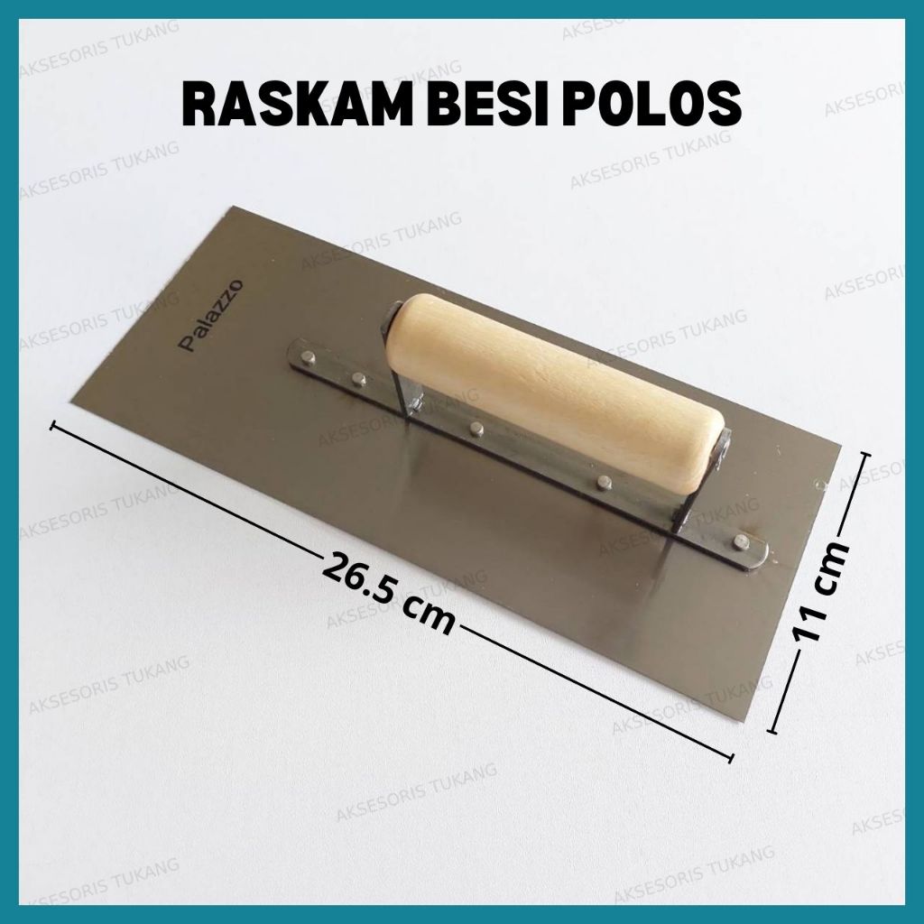 Jual Raskam Besi Roskam Plat Lebar Tebal Acian Semen Plaster Tembok ...