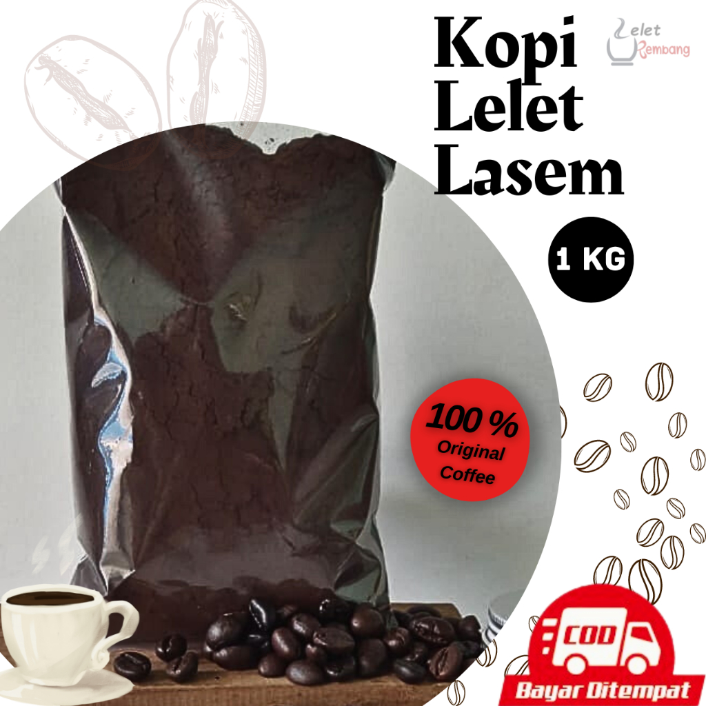 Jual Kopi Lelet Lasem Original 1kg Kopi Lelet Lasem Rembang Robusta