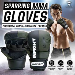 Jual Hook Hybrid MMA Sparring Gloves Giant Gold Sarung Tinju MMA Glove UFC  di lapak Hook Fight Gear Official