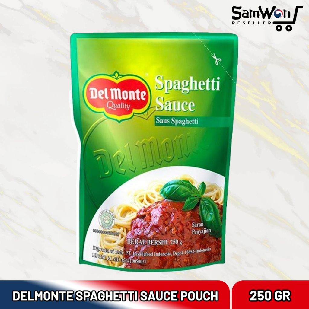 Jual Del Monte SPAGHETTI Sauce 250gr - Saos Pasta Delmonte Praktis ...