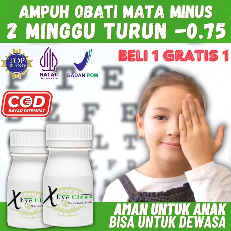 Jual Obat Minus Vitamin Suplemen Mata Rabun Eye Clean Aman untuk Anak ...