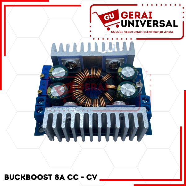 Jual Automatic BuckBoost Module 8A CC-CV Auto StepUp StepDown | Shopee ...
