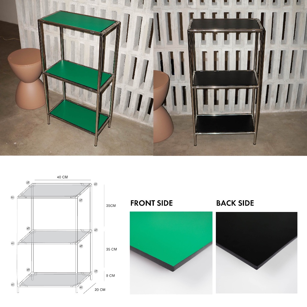 Jual Modulock Rack Kit 20x40x80 cm / Rak Sepatu / Rak Dapur / Kabinet ...