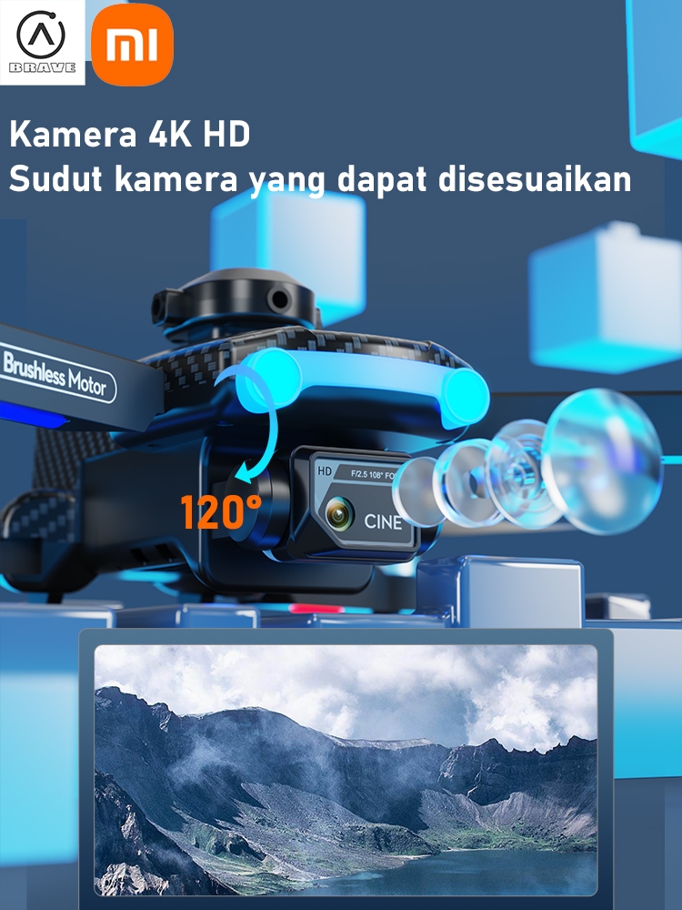 Jual Drone R104 Drone Kamera 6K remote control Drone GPS Brushless ...