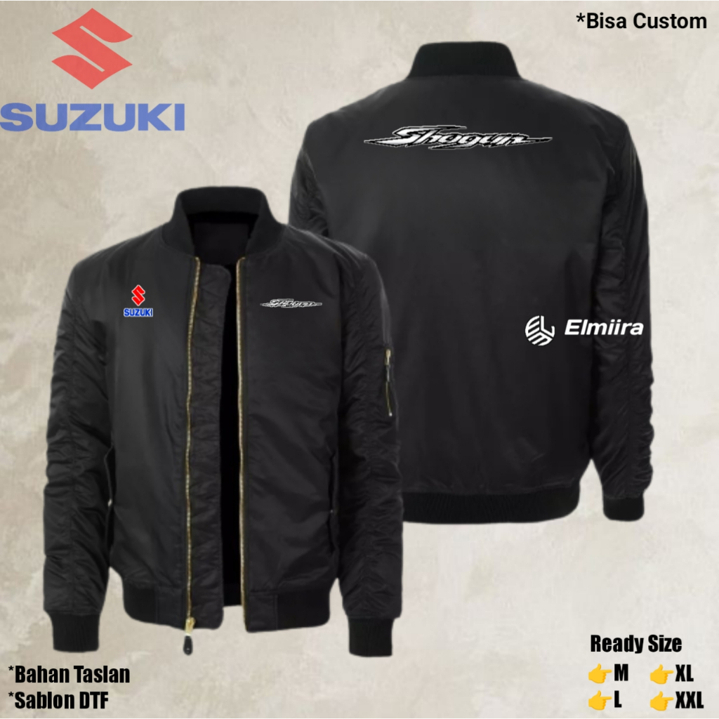 Jual Jaket Suzuki Shogun Bomber | Shopee Indonesia