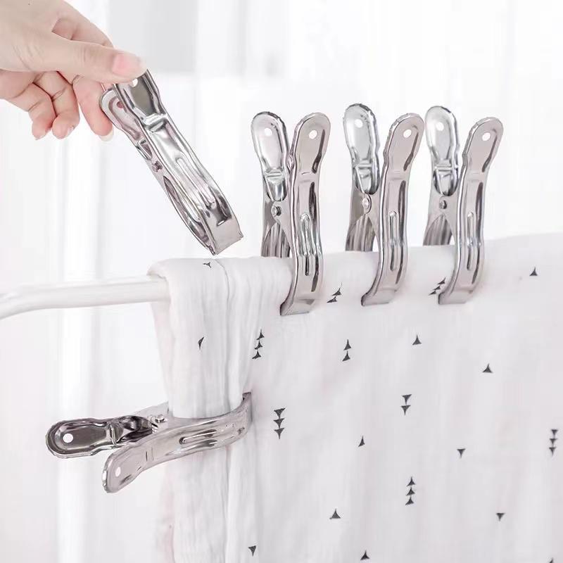 Jual Jepitan Jemuran Baju Stainless Anti Karat Klip Jepitan Kertas Pakaian Selimut Laundry