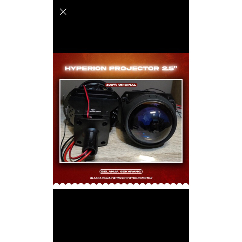 Jual Projector Hyperion 2.5 Original | Shopee Indonesia