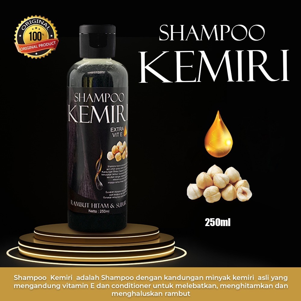 Jual Shampoo Kemiri Hitam - Shampoo Pemanjang Rambut Menebalkan Dan ...