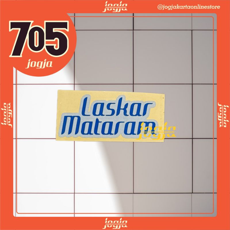 Jual Stiker Laskar Mataram Cutting Sticker PSIM Jogja Istimewa 9 Cm ...