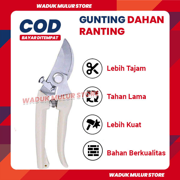 Jual Gunting Potong Dahan dan Ranting Bunga Tanaman Stainless Steel ...