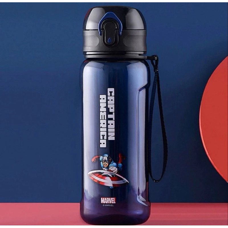 Jual marvel water bottle botol minum tritan bpa free superhero bottle ...