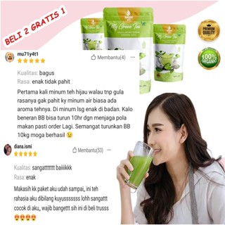 Jual My green tea Premium No.1 Teh Hijau Alami Melangsingkan Badan ...