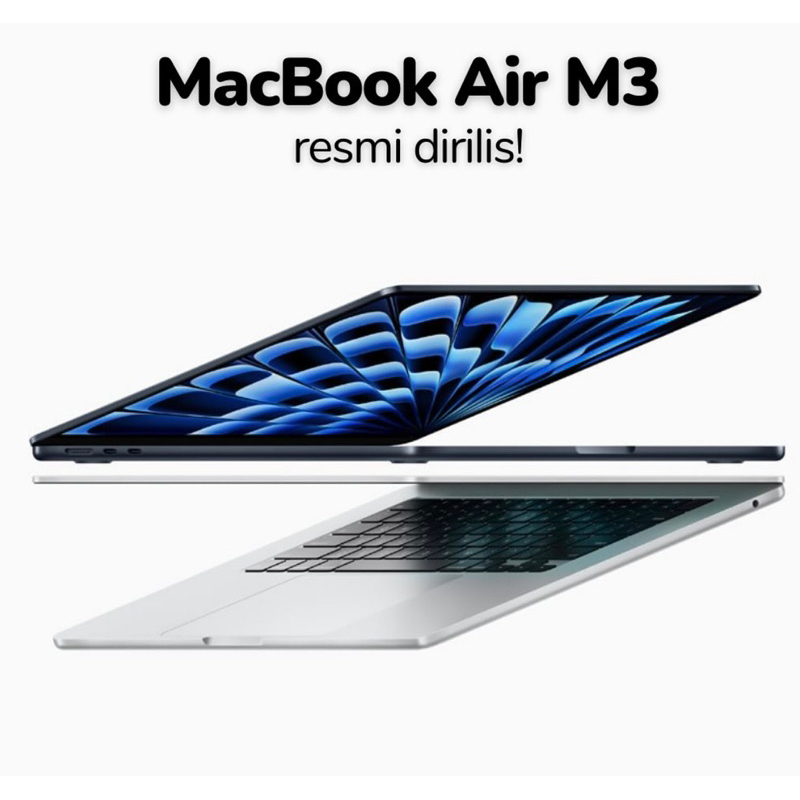 超美品 Mac Book Air M3 2024 16GB 512GB（Jual Macbook Air M3 2024 