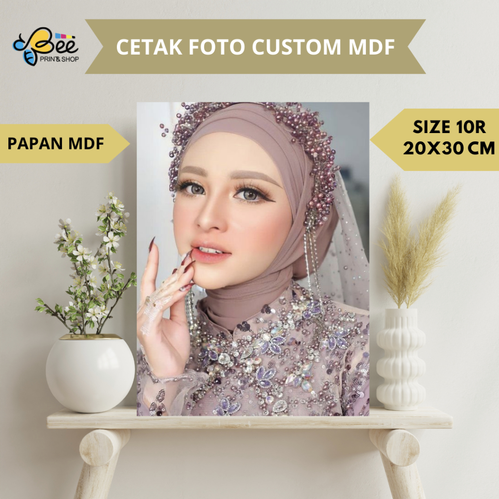 Jual CETAK FOTO 10R 20X30 CM + BINGKAI MDF , Cetak Foto Bingkai ,Cetak