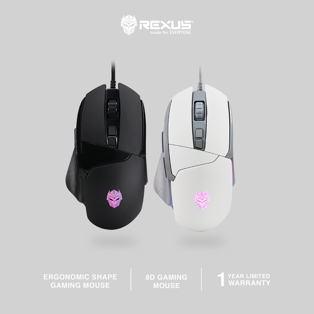 Jual REXUS Mouse Xierra X18 RIFLE Gaming 7200DPI RGB - AGP | Shopee ...