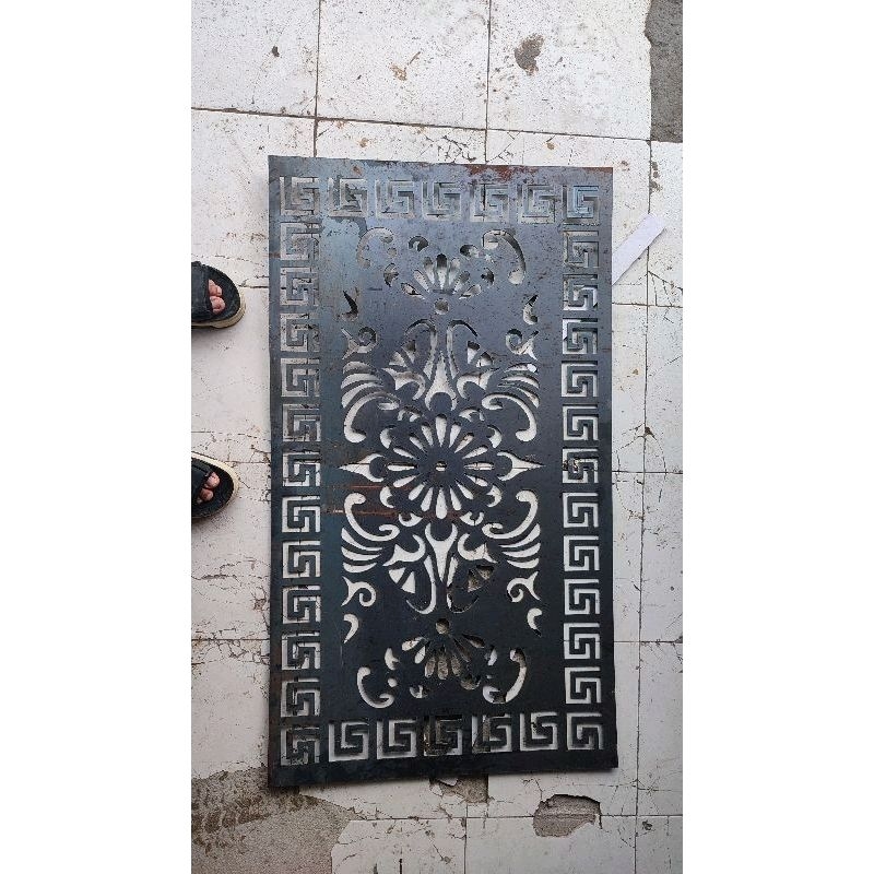 Jual Ornamen Pagar Plat cutting cnc plasma untuk pagar ukuran 120cm x ...