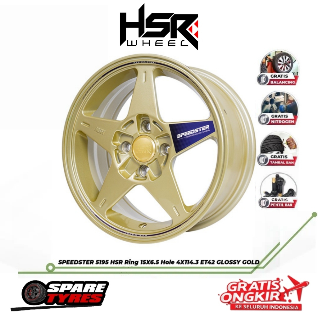 Jual Velg racing mobil avanza xenia evalia ring 15 type terbaru hsr ...