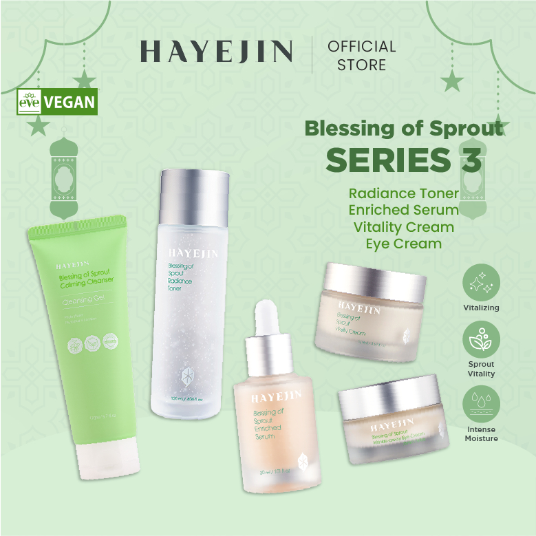 Jual HAYEJIN Blessing of Sprout Series 3 (Toner + Serum + Cream