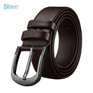 Bitzen Ikat Pinggang Pria Sabuk Kulit Gesper Klasik Belt
