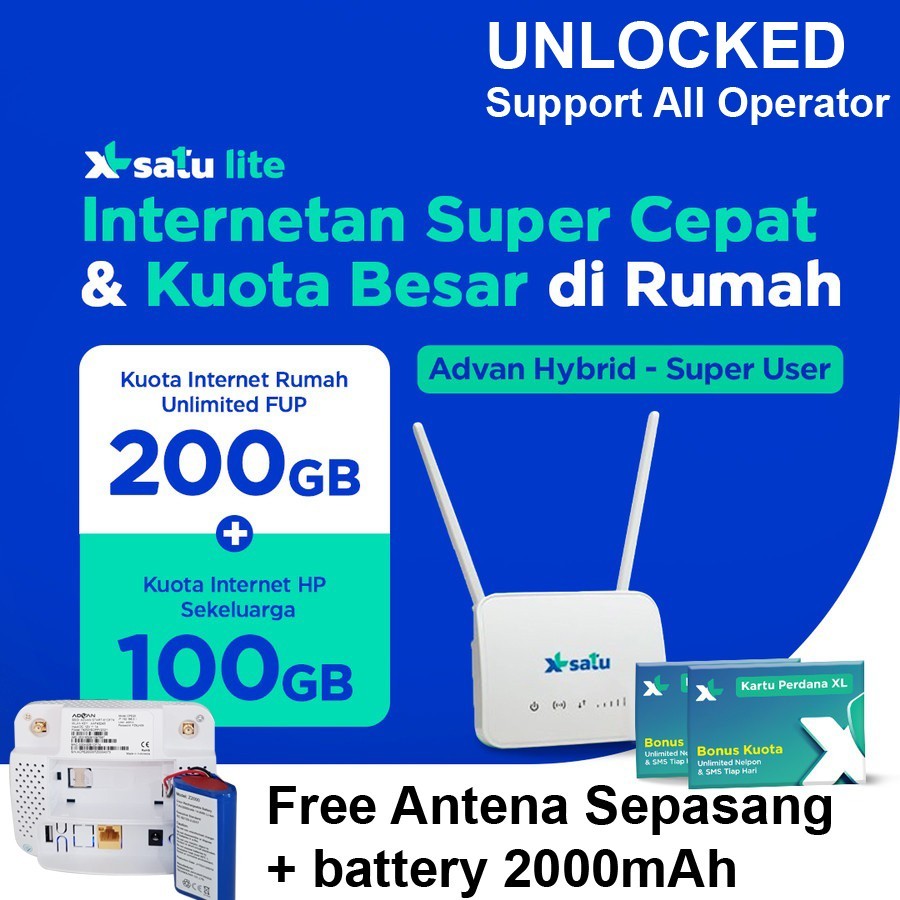 Jual Home Router Wifi XL Home UNLIMITED XL Satu Lite Value Family Smart