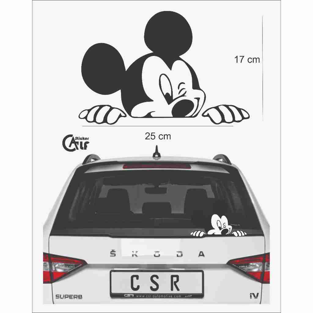 Jual STIKER KACA MOBIL MIKY MOUSE | Shopee Indonesia