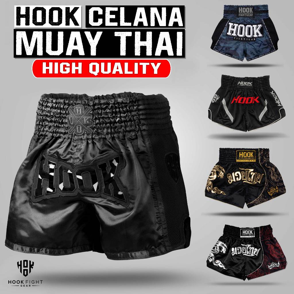 Jual Celana Muaythai Hook Kickboxing Muay Thai Shorts Thai Boxing Shorts Blood Shopee Indonesia