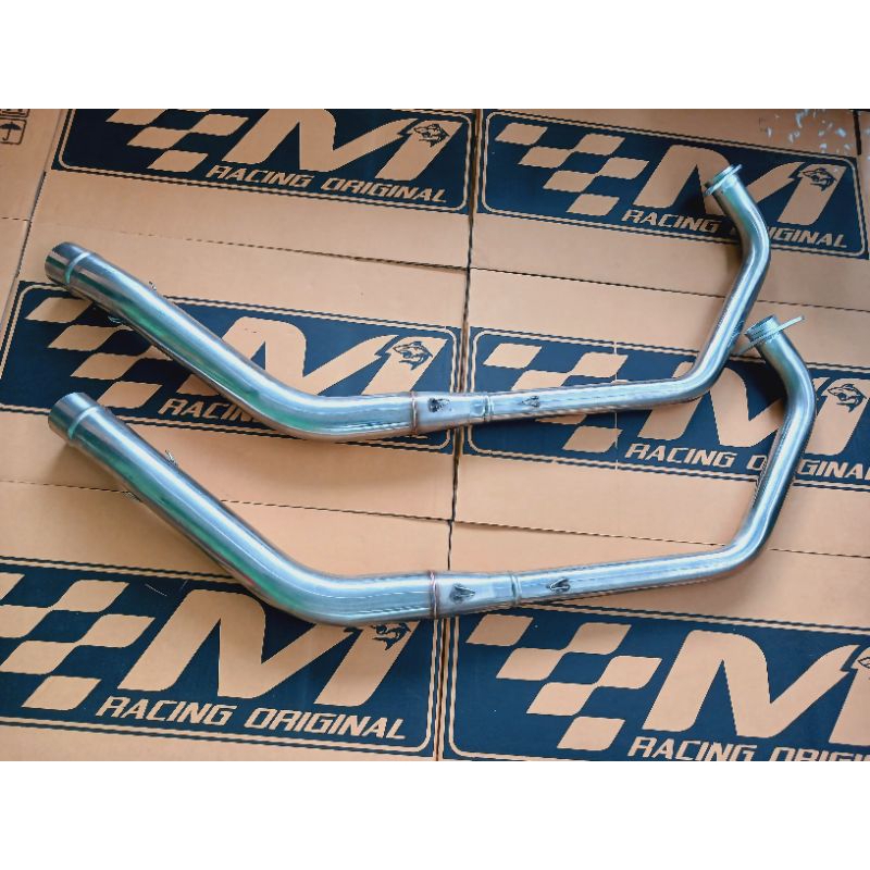 Jual Header Original M1 Racing Leheran Bending Knalpot Vixion R15 Gsx ...