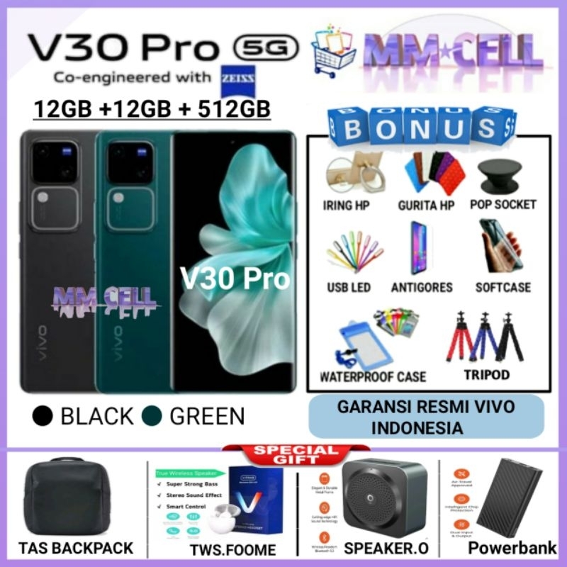 Jual VIVO V30 PRO 5G RAM 12/512 | VIVO V 30 5G 8/256 | 12/512 GARANSI ...