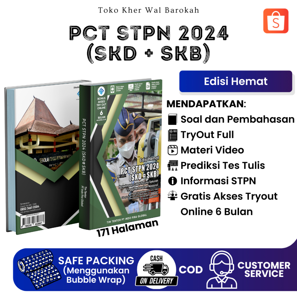 Jual New Arrival Buku PCT STPN 2024 [SKD + SKB] (Edisi Hemat) Sesuai ...