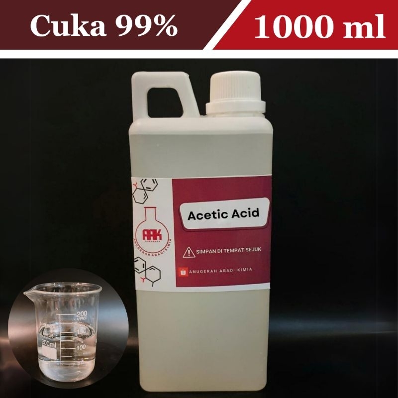 Jual Acetic Acid Asetic Asid Cuka Asam Asetat 1000ml 1 Liter