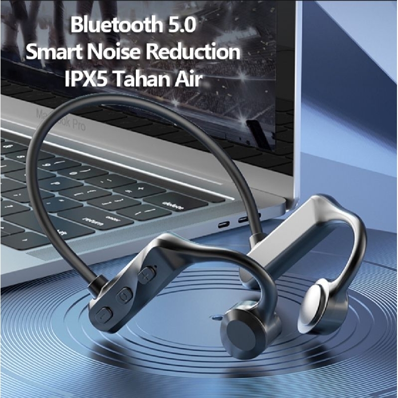 Jual Headset Bluetooth K69 Konduksi Tulang Tws Earphone Wireless Headphone Sport Bone Open Ear 1624