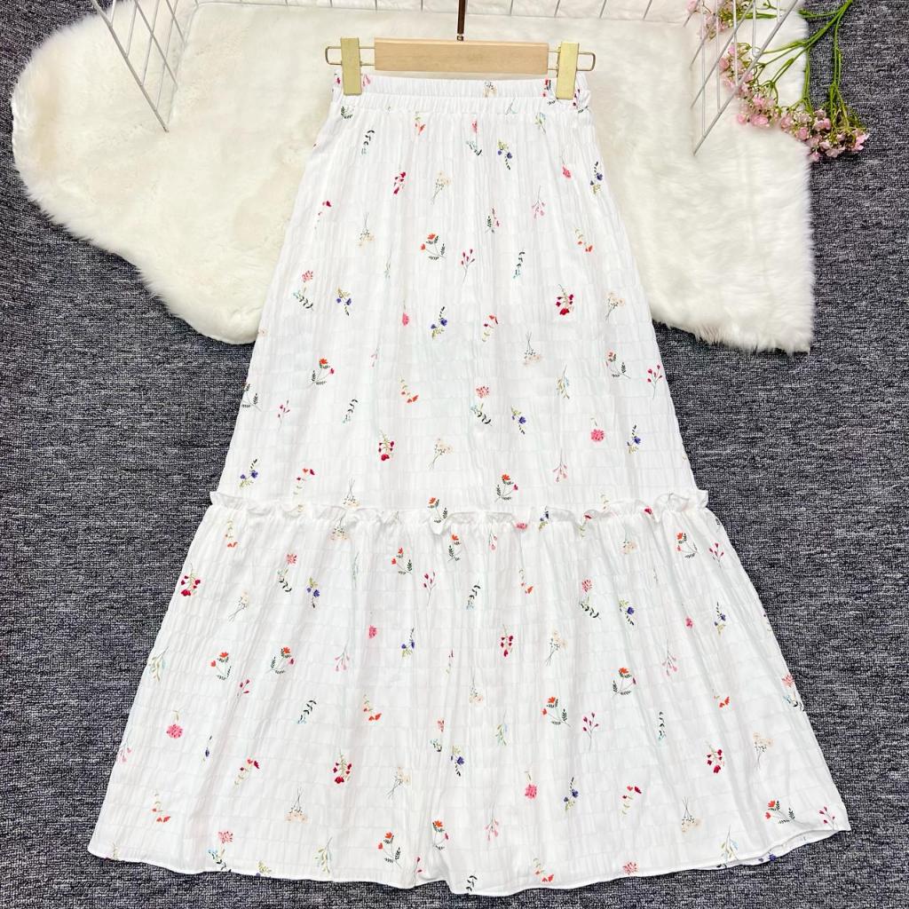 Jual Rok Wanita Style Korea Bahan Cotton Crinkle // Rok Tutu // Rok ...